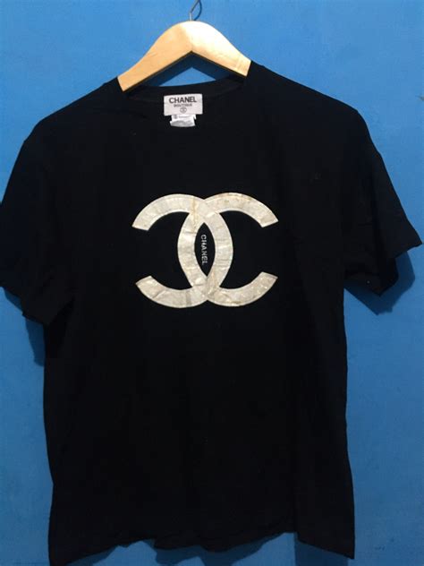 chanel polo shirts|Chanel oversized t shirt.